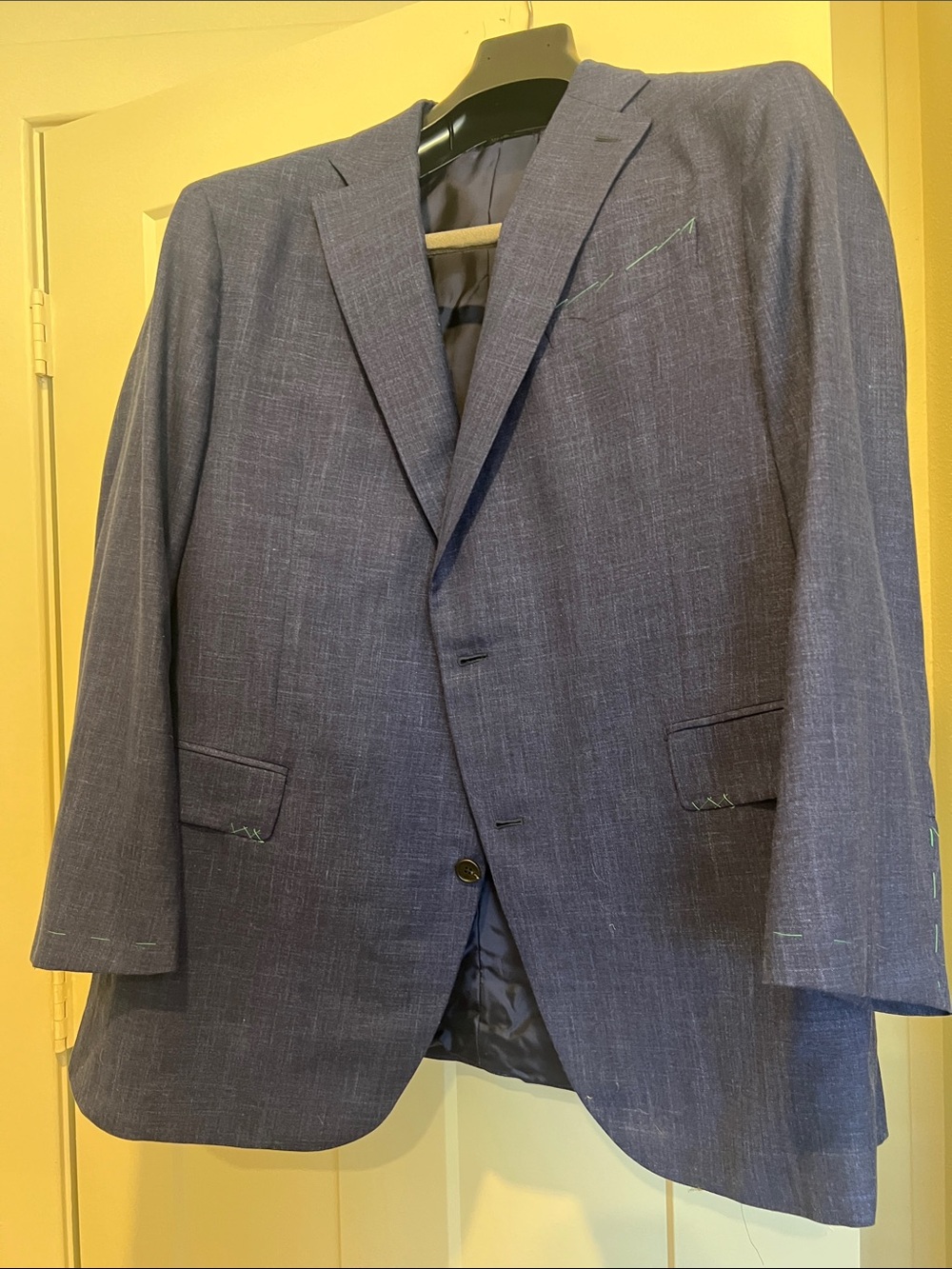 Sid Mashburn Classic Men's Blue Two-Button Blazer
